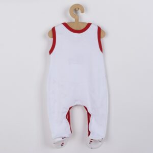 babykleding - onesie - maat 86 (12-18m) - 100% katoen - kersenpatroon