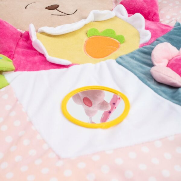 Zacht Kleurrijk Speelkleed Konijnen - Babygym & Speelmat - Afbeelding 2