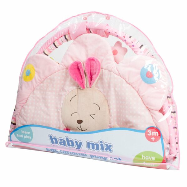 Zacht Kleurrijk Speelkleed Konijnen - Babygym & Speelmat - Afbeelding 5