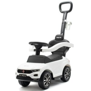 Volkswagen Kinderloopauto Wit - Duwstang