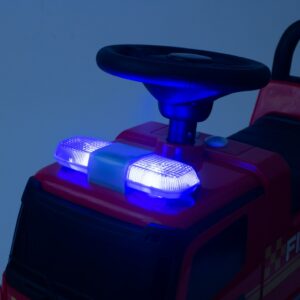 Loopauto Mercedes Brandweer – Rood – Met Geluid & Licht – Vanaf 1 Jaar