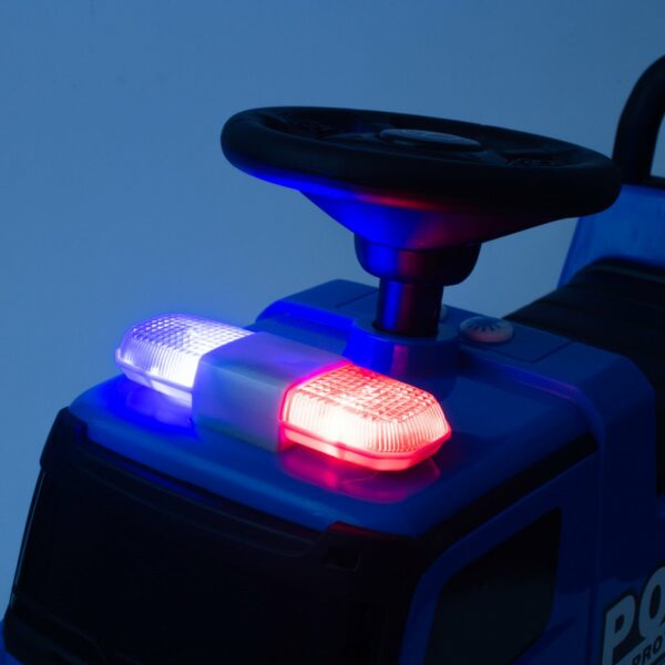 Mercedes Politie Kinderwagen met Lichtbalk en Wielen - Afbeelding 2