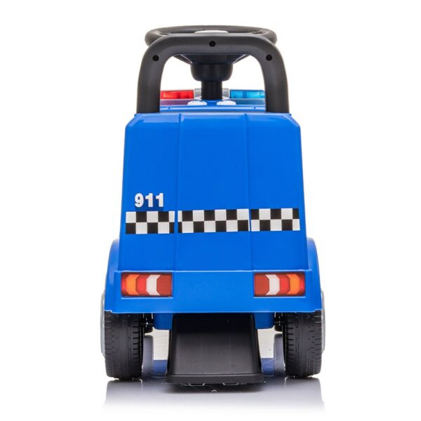 Mercedes Politie Kinderwagen met Lichtbalk en Wielen - Afbeelding 4
