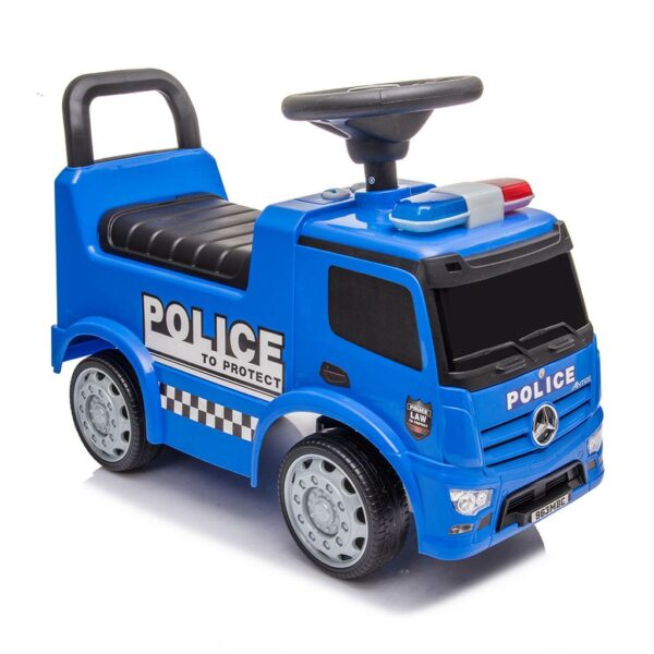 Mercedes Politie Kinderwagen met Lichtbalk en Wielen - Afbeelding 5