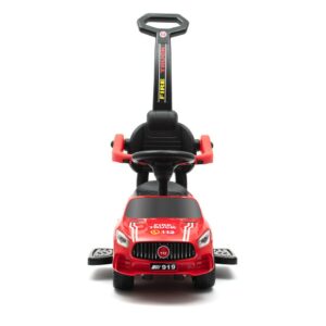 Loopauto Brandweertruck - Glanzende Wielen - Kinderauto