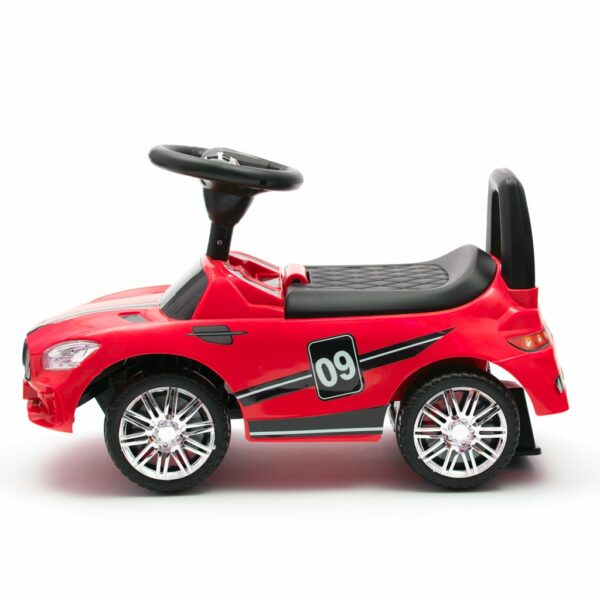 Loopauto - Sportief Rode Peuterspeelgoed met Racestreep - Afbeelding 2