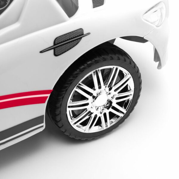 Loopauto Wit - Sportief Ontwerp met Rugleuning - Afbeelding 5