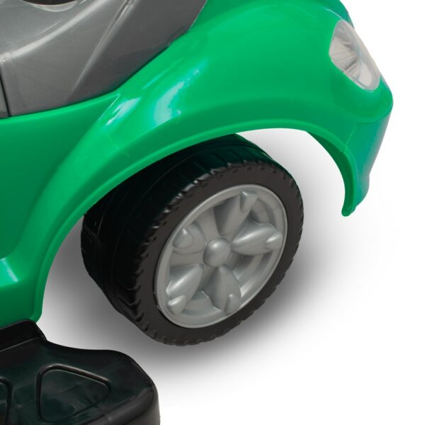 Groene Loopauto met Duwstang - Peuterauto - Afbeelding 2