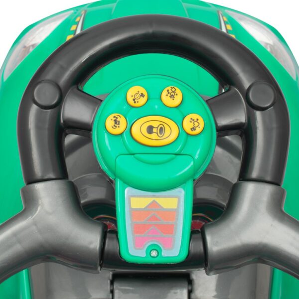 Groene Loopauto met Duwstang - Peuterauto - Afbeelding 3