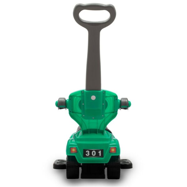 Groene Loopauto met Duwstang - Peuterauto - Afbeelding 4
