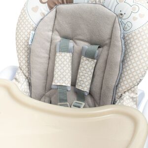 Verstelbare Beige Kinderstoel met Wielen