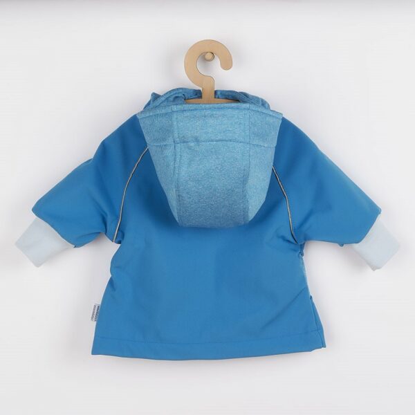 Softshell Kinderjas - Blauw - Maat 74 (6-9 maanden) - Waterbestendig