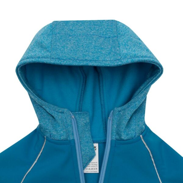 Softshell Kinderjas - Blauw - Maat 74 (6-9 maanden) - Waterbestendig - Afbeelding 3