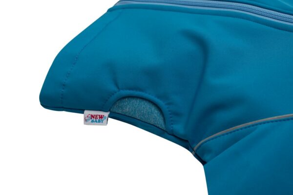 Softshell Kinderjas - Blauw - Maat 74 (6-9 maanden) - Waterbestendig - Afbeelding 4
