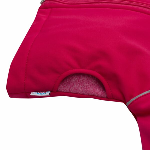 Softshell baby jacket - roze - maat 74 (6-9 maanden) - waterafstotend - Afbeelding 4
