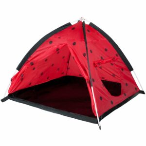 Kindertent Lieveheersbeestje Rood met Tunnel