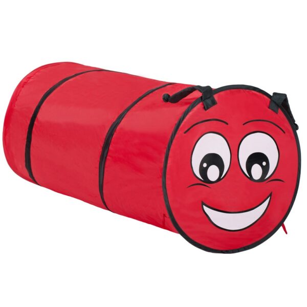 Kindertent Lieveheersbeestje Rood met Tunnel - Afbeelding 2