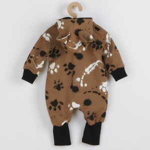 Baby overalls - met capuchon - met oortjes - maat 86 - 12-18 maanden