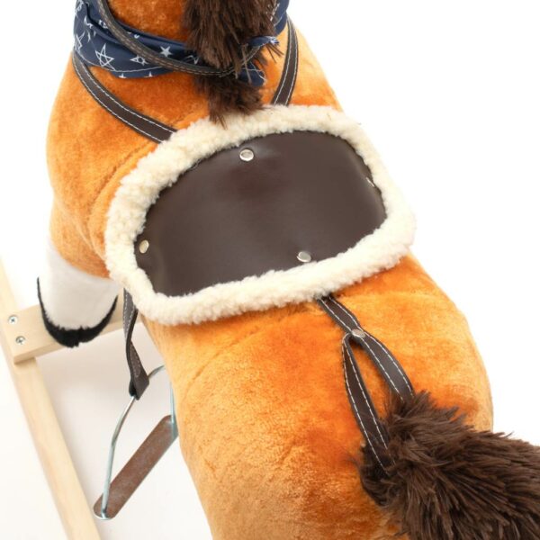 Schommelpaard Pluchen Bruin incl. Bandana en Muziek - Afbeelding 5