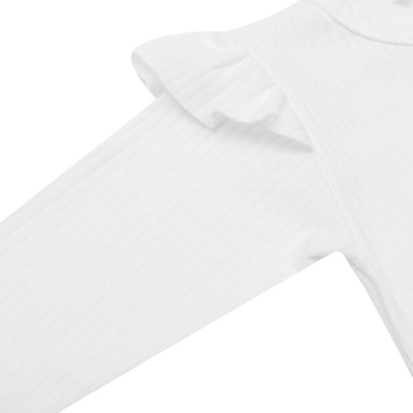Baby Clothing - Witte Baby Jumpsuit - Maat 74 (6-9m) - Katoen