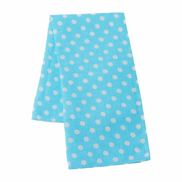 Luiers - 100% Katoen - 70 x 70 cm - Turquoise - 4 Stuks - Afbeelding 3