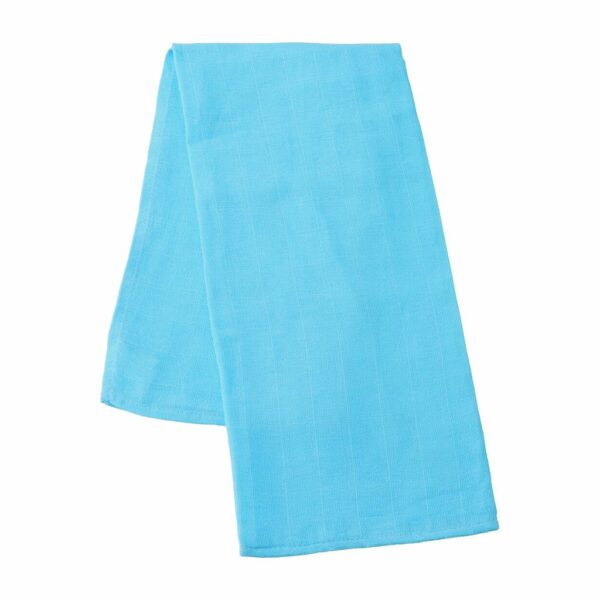 Luiers - 100% Katoen - 70 x 70 cm - Turquoise - 4 Stuks - Afbeelding 4