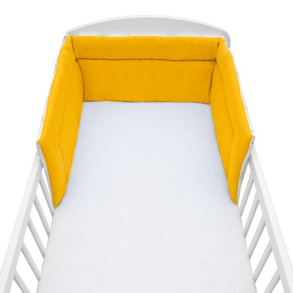 3-delige Baby Bedding - Llama Grijs/Geel - 100x135 cm - Afbeelding 3