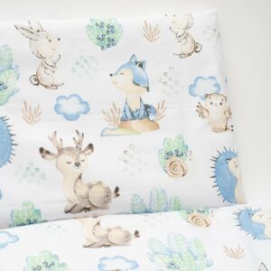 3-delige Baby Beddenset 100x135 cm - Egelprint