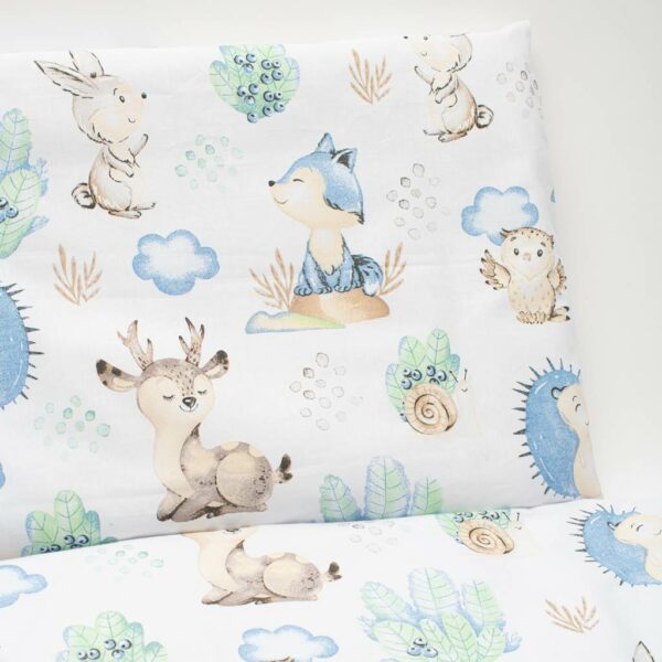 3-delige Baby Beddenset 100x135 cm - Egelprint