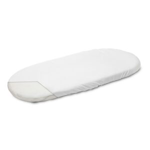 Matrasbeschermer Jersey Wit 35x75 cm voor Babybed
