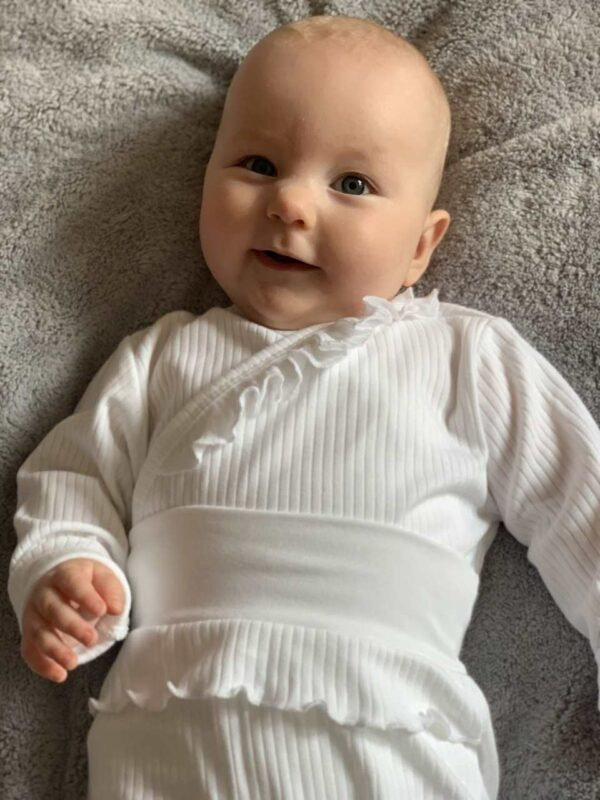 Babykleding - 2-delige set - Romper met lange mouwen - Broek met elastische taille - Afbeelding 3