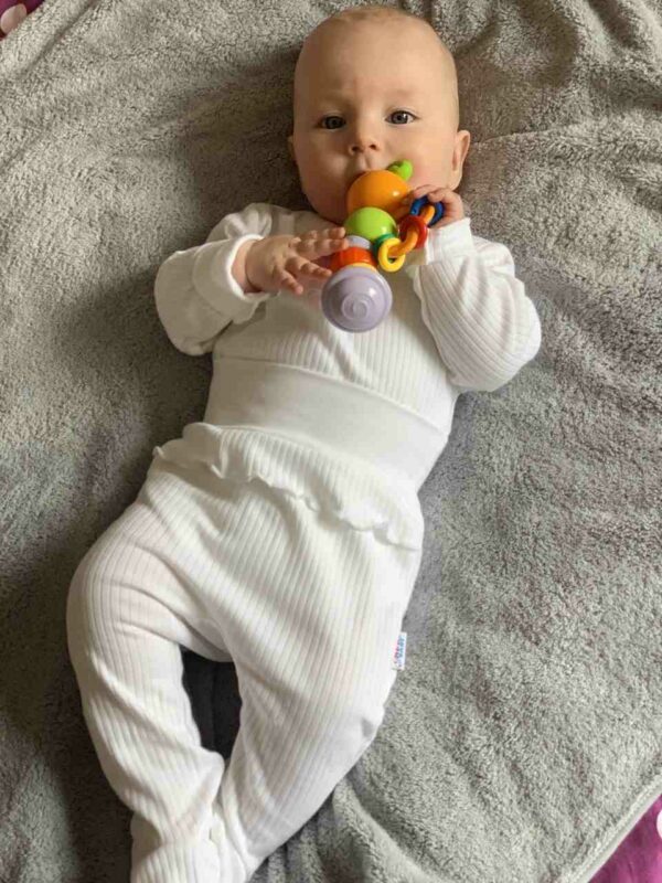 Babykleding - 2-delige set - Romper met lange mouwen - Broek met elastische taille - Afbeelding 4
