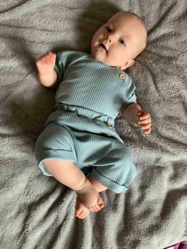 Babyset - T-shirt met korte mouwen - Shorts - Maat 56 (0-3 maanden) - Afbeelding 3