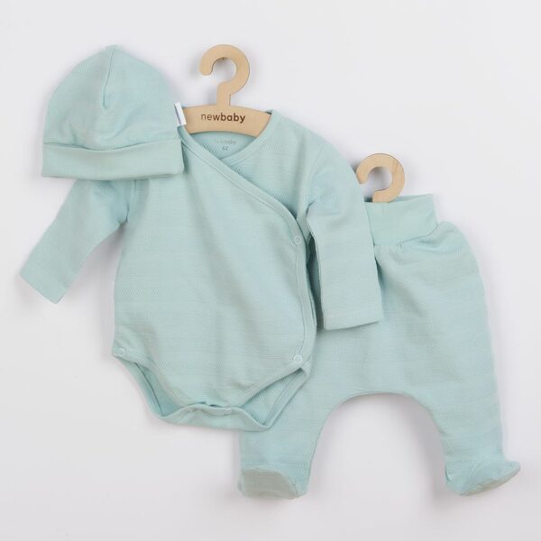 Baby kleding - 3-delige set - Mutsje - Overslagromper met lange mouwen - Afbeelding 4