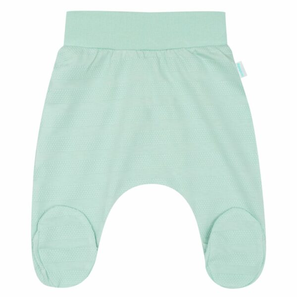 Babyset - 3-delig - Mintgroen - Rompertje met lange mouwen - Afbeelding 2