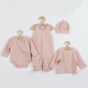 Babyset - 4-delig - Mutsje - Romper - Vestje - Maat 56 (0-3 maanden)
