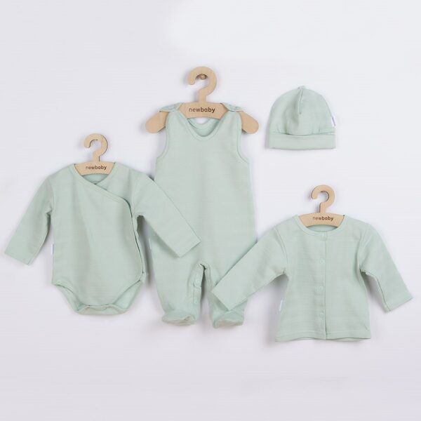 Babyset - 4-delige set - Mintgroen - Maat 56 (0-3 maanden) - Afbeelding 5