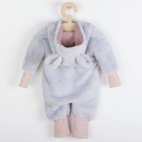 overall - teddy bear - capuchon - Wellsoft - maat 62 (3-6m)