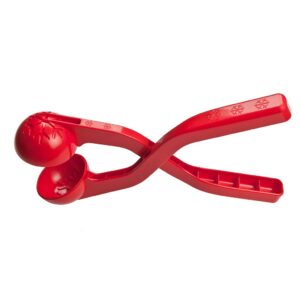 Sneeuwbalschop Rood - Ergonomisch met Sneeuwvlokpatronen