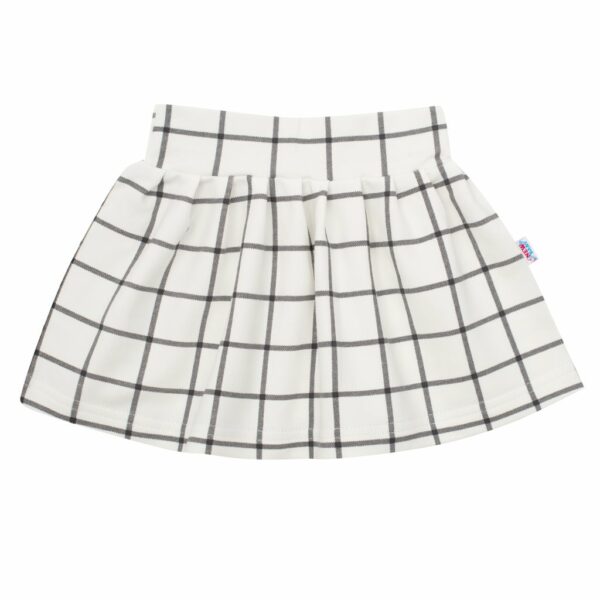 2-delige set - geruite hoodie - rok - maat 80 (9-12 maanden) - Afbeelding 2