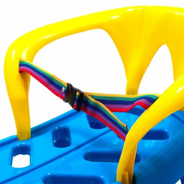 Roze Kinder Slee met Rugleuning en Veiligheidsgordel - Afbeelding 3