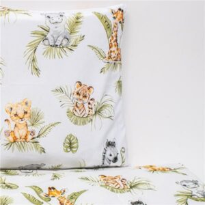 3-delige Baby Beddenset 100x135 cm - Jungleprint