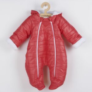 Winterjumpsuit - met capuchon - met oren - maat 56 (0-3 maanden)