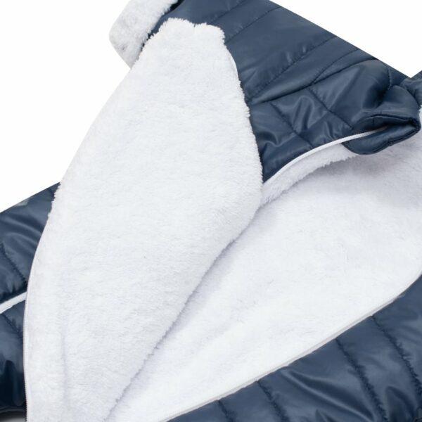 Winterjumpsuit - met capuchon - met oortjes - maat 62 (3-6 maanden) - Afbeelding 3