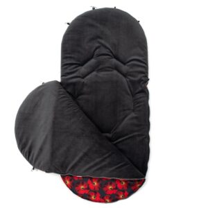 Winter voetenzak rood - fleece & antiallergisch