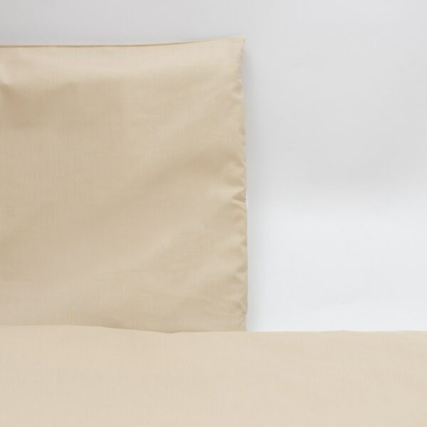 Babybed met dekbedset - 90/120 cm - Wit - Lichtbruin