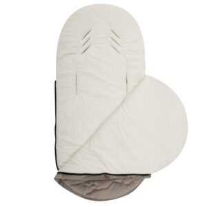 Voetenzak Bruin-Ecru Velvet voor Buggy - Universeel
