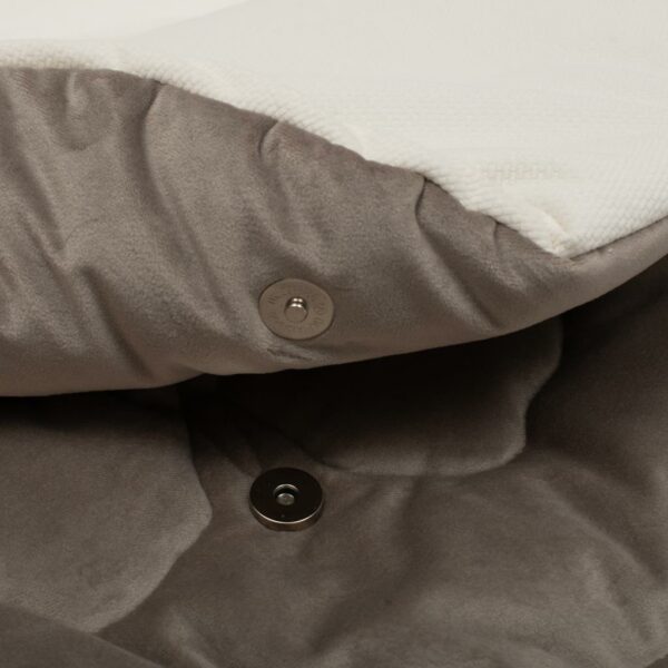 Voetenzak Bruin-Ecru Velvet voor Buggy - Universeel - Afbeelding 3