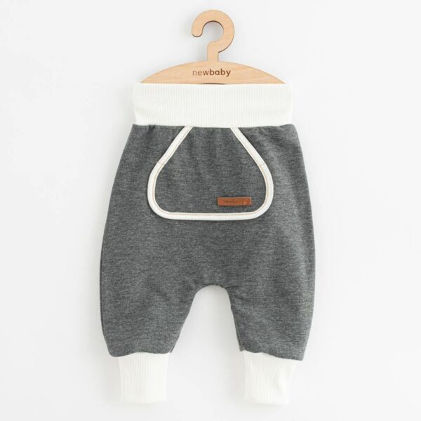 Baby kledingset - Grijs shirt met teddybeer - Lange mouwen - Afbeelding 2