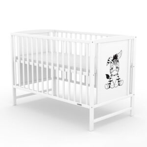 Babybedje BEA Zebra White - Kindermeubels & Geschenk
